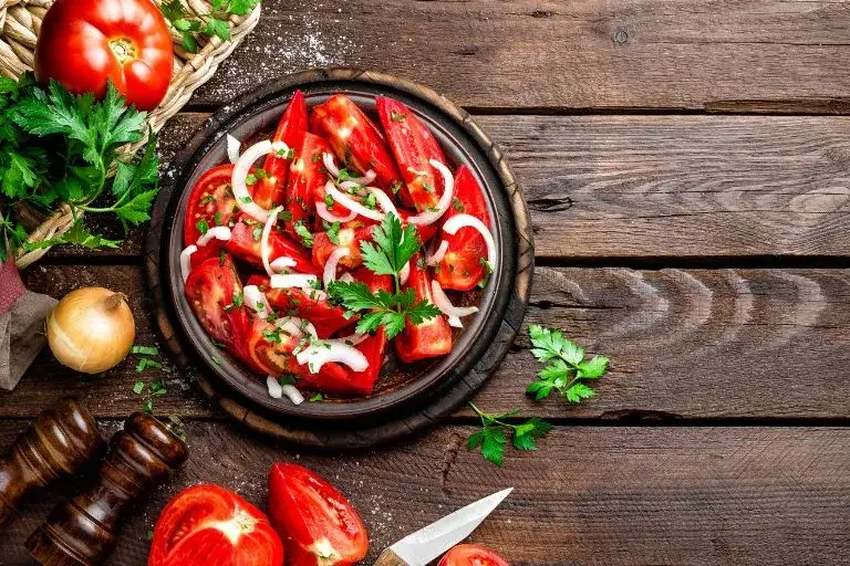Zdjęcie Ensalada de tomate andaluza: tu receta definitiva + trucos experto