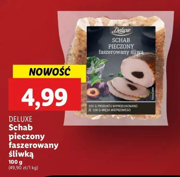 Zdjęcie Jak idealnie upiec schab ze śliwką Biedronka - czas i temperatura