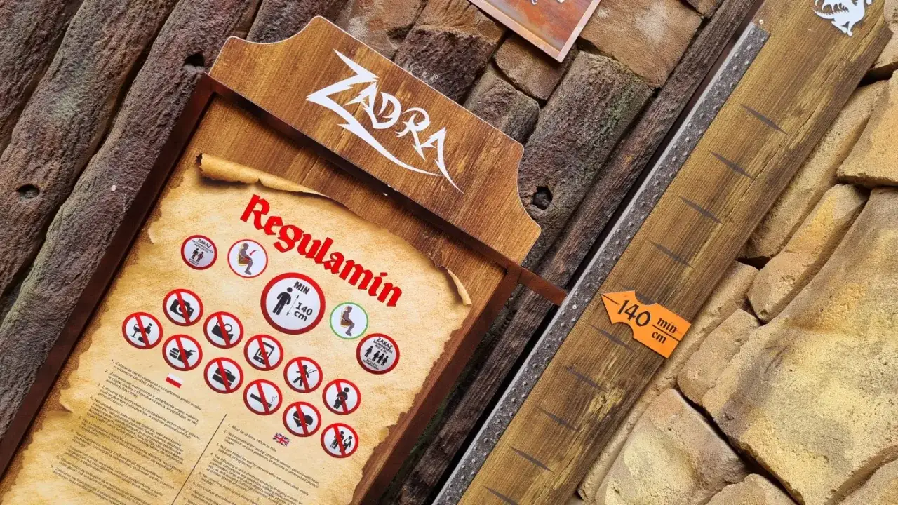 Zdjęcie Hyperion ile trzeba mieć wzrostu, aby bezpiecznie wsiąść na roller coaster?