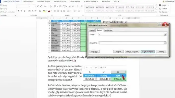 Zdjęcie Jak przenieść pojedyncze litery w Wordzie i uniknąć sierotek w tekście