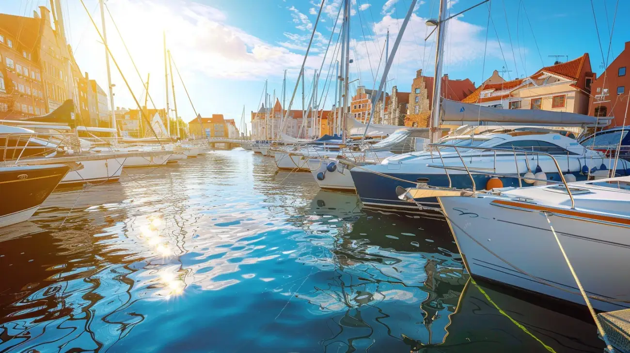 Zdjęcie Przystań jachtowa i marina w Gdańsku - żeglarstwo nad morzem
