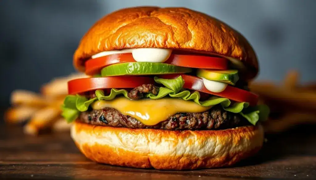 Zdjęcie Ile waży burger? Por&oacute;wnanie r&oacute;żnych rodzaj&oacute;w i ich kaloryczność