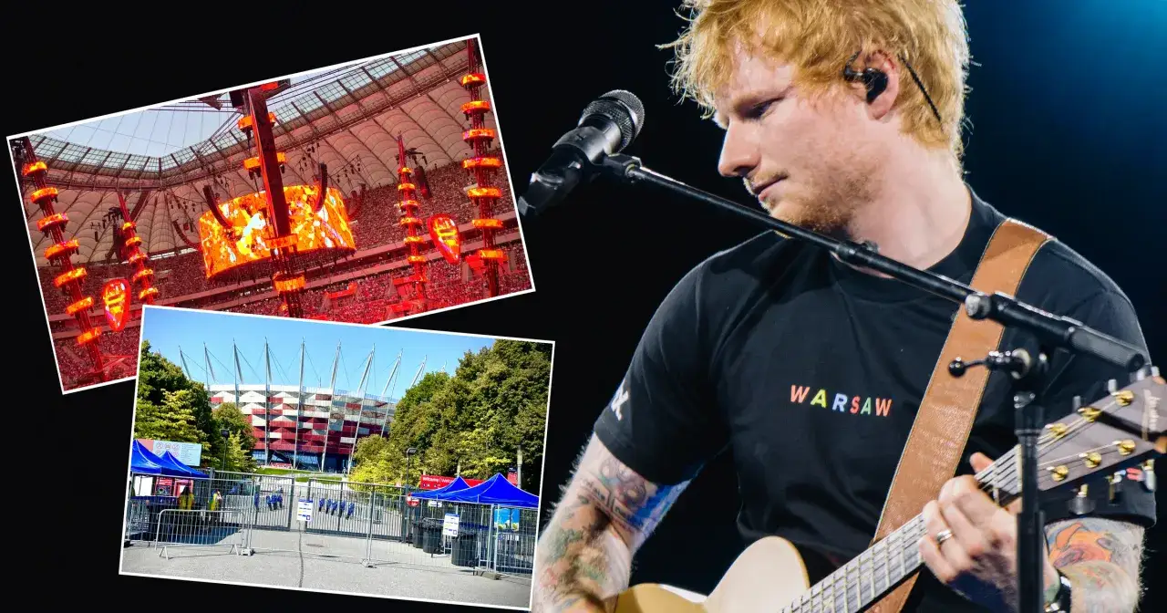 Zdjęcie Ed Sheeran w Warszawie: Ile ludzi naprawdę przyszło na koncert?