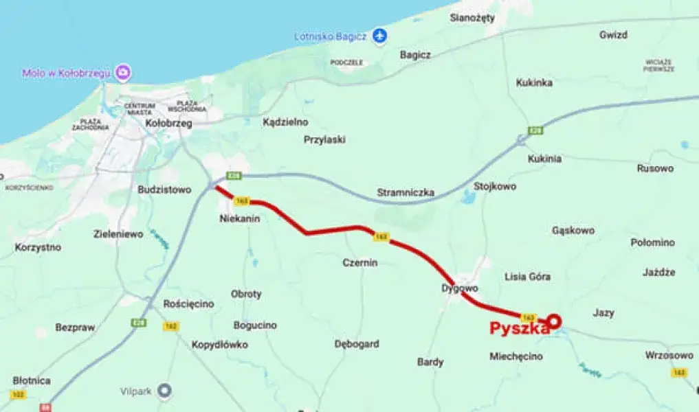 Zdjęcie Najlepsza trasa do Kołobrzegu - uniknij kork&oacute;w i zyskaj czas podr&oacute;ży