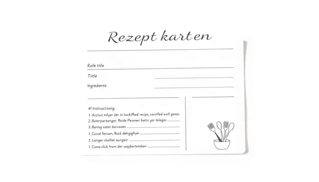 Zdjęcie Kostenlose Privatrezept Vorlage: Einfach herunterladen und anpassen