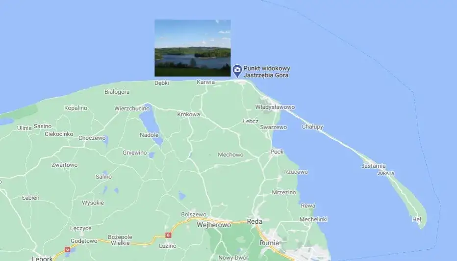Zdjęcie Gdzie leży Jastrzębia Góra? Odkryj jej wyjątkowe położenie nad morzem