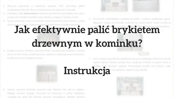 Zdjęcie Jak palić brykietem drzewnym w piecu co, aby uniknąć problemów z dymem