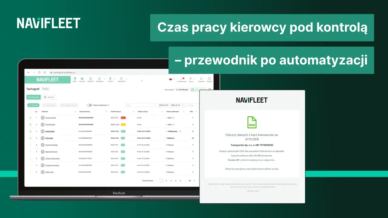 Zdjęcie Jak długo przechowywać ewidencję czasu pracy kierowcy, aby uniknąć kar?