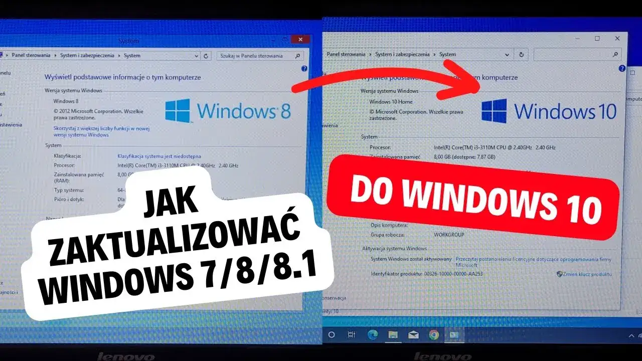 Zdjęcie Jak zaktualizować Windows 8 do 10 i uniknąć problemów z systemem