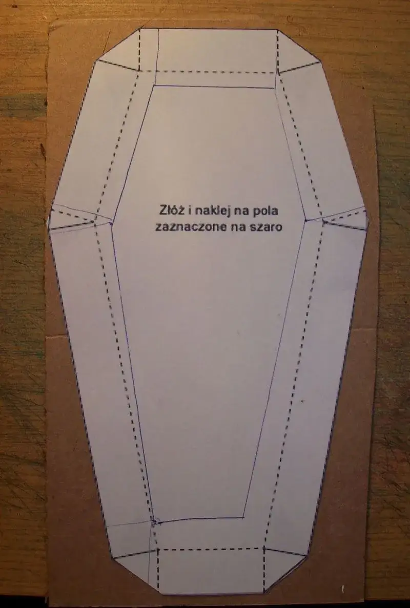 Zdjęcie Jak zrobić trumnę z kartonu - proste metody na wyjątkowe projekty