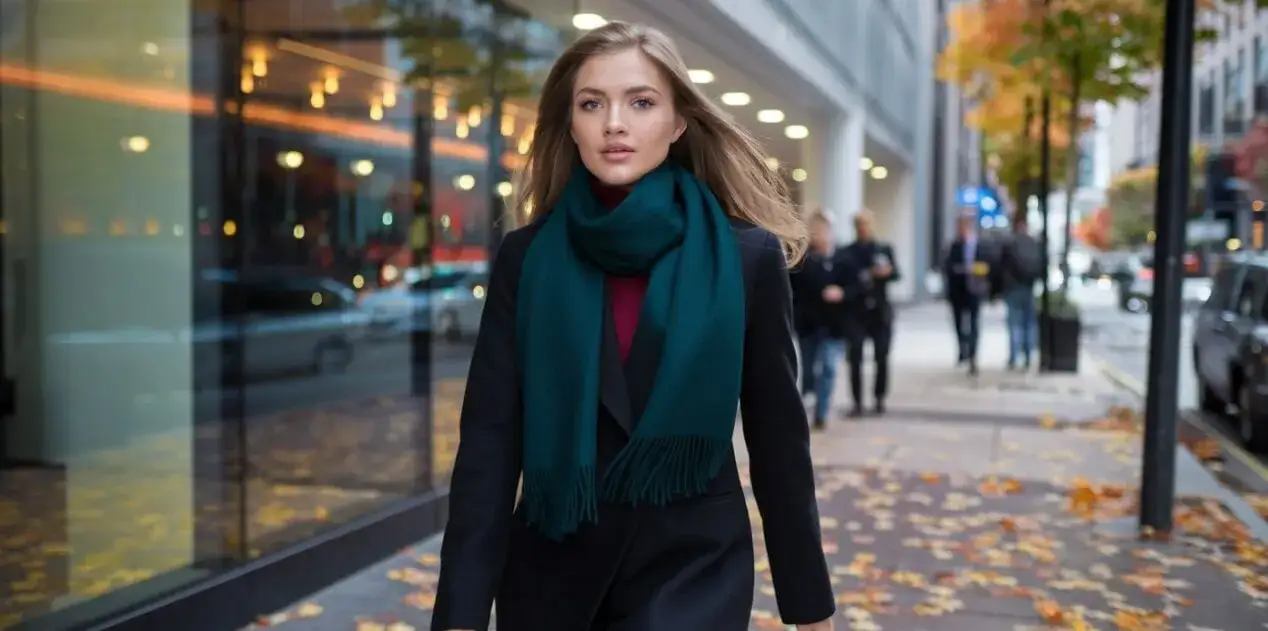Zdjęcie Jaki szalik do futra - idealne połączenia kolorów i stylów
