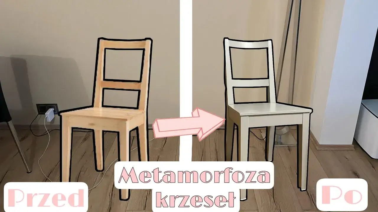 Zdjęcie Jak pomalować krzesło na biało - proste kroki, które musisz znać