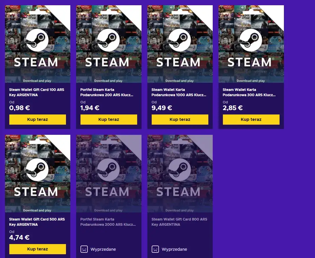 Zdjęcie Jak doładować argentyńskie konto Steam i uniknąć zbędnych kosztów