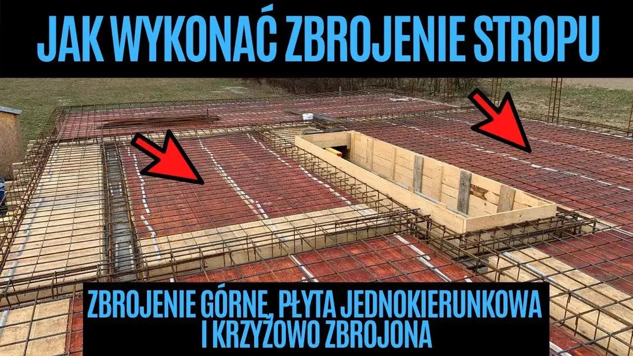 Zdjęcie Zbrojenie stropu monolitycznego - ile prętów i jak je rozmieszczać?