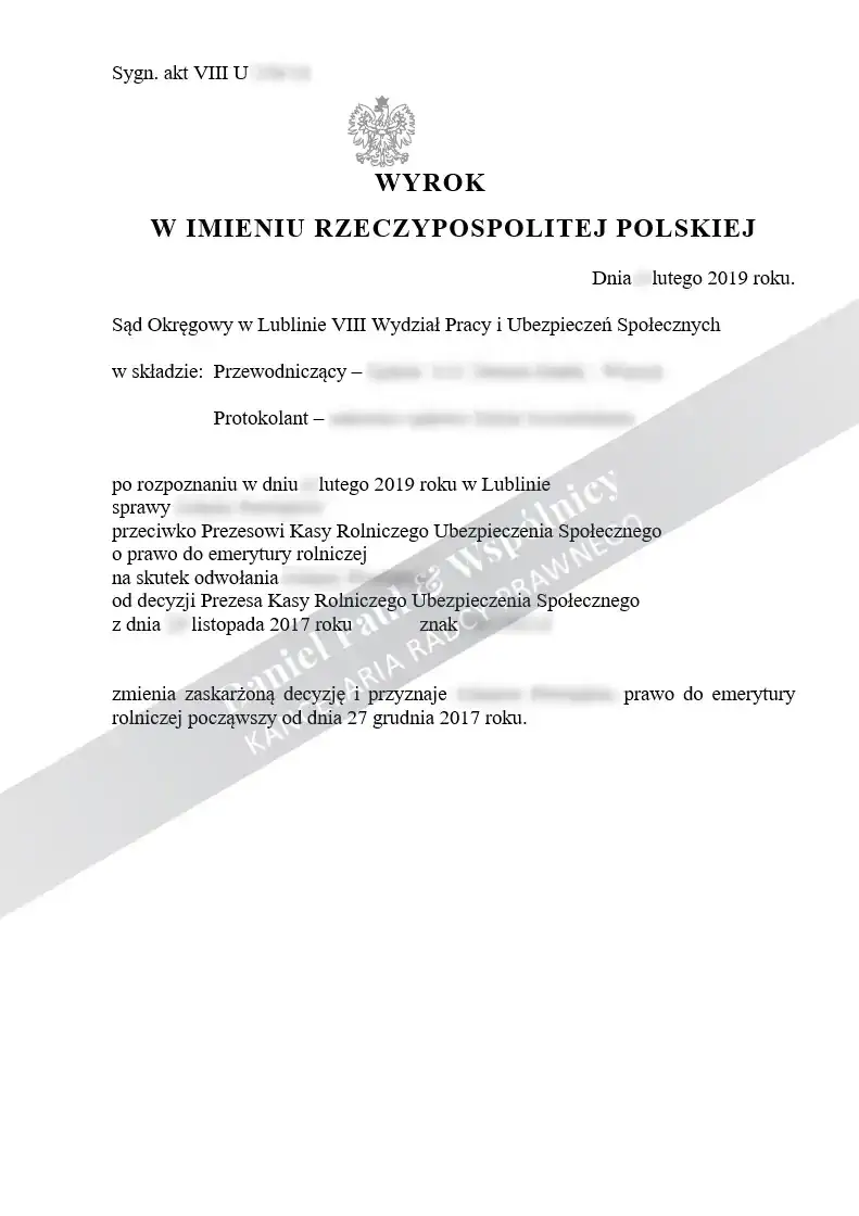 Zdjęcie Ile czasu ma KRUS na wydanie decyzji o przyznaniu emerytury? Sprawdź!