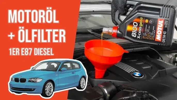 Zdjęcie Wichtiges Motor&ouml;l f&uuml;r BMW E87: Empfehlungen und &Ouml;lwechselintervalle