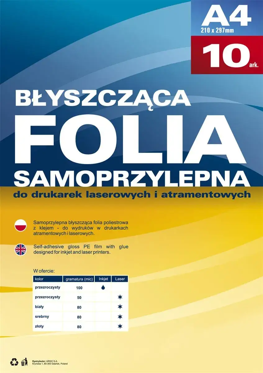 Zdjęcie Folia samoprzylepna do druku laserowego - wybierz najlepsze rozwiązania