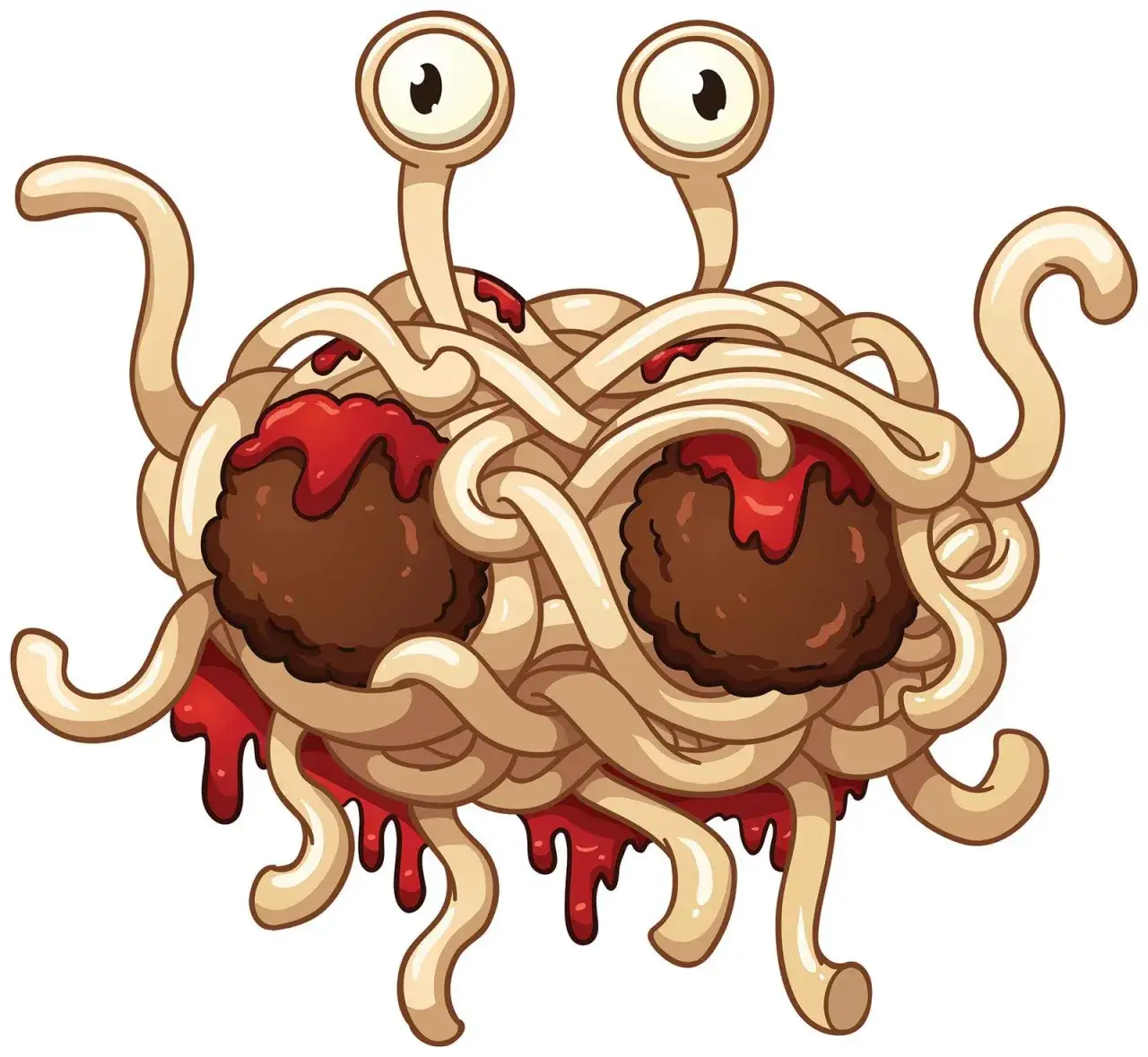 Zdjęcie Latający Potwór Spaghetti: satyra na religię i jej znaczenie