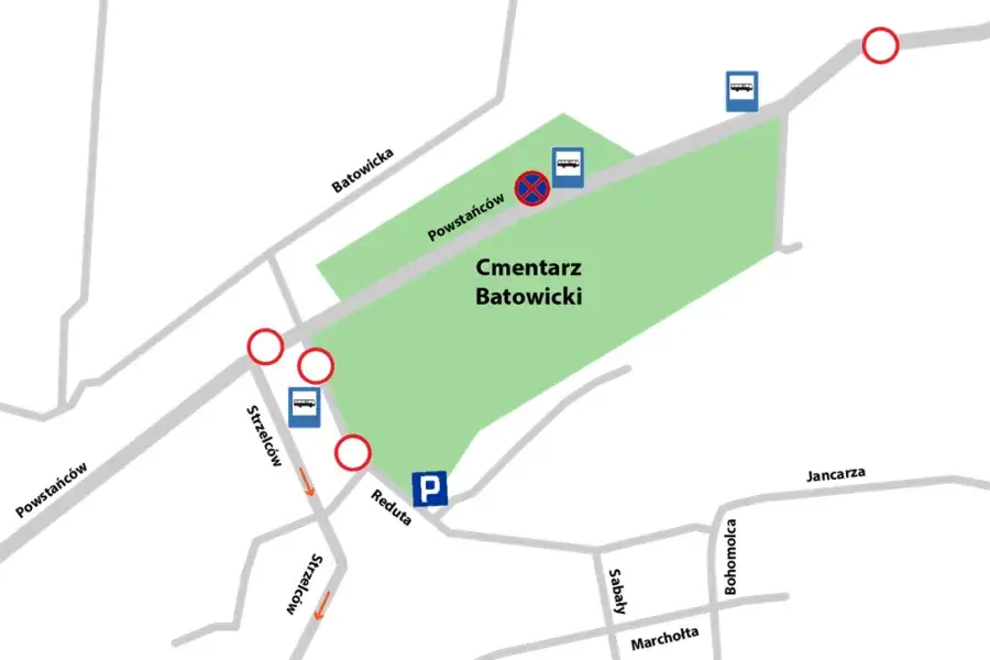 Zdjęcie Jak dojechać do cmentarza Batowice - najłatwiejsze opcje transportu