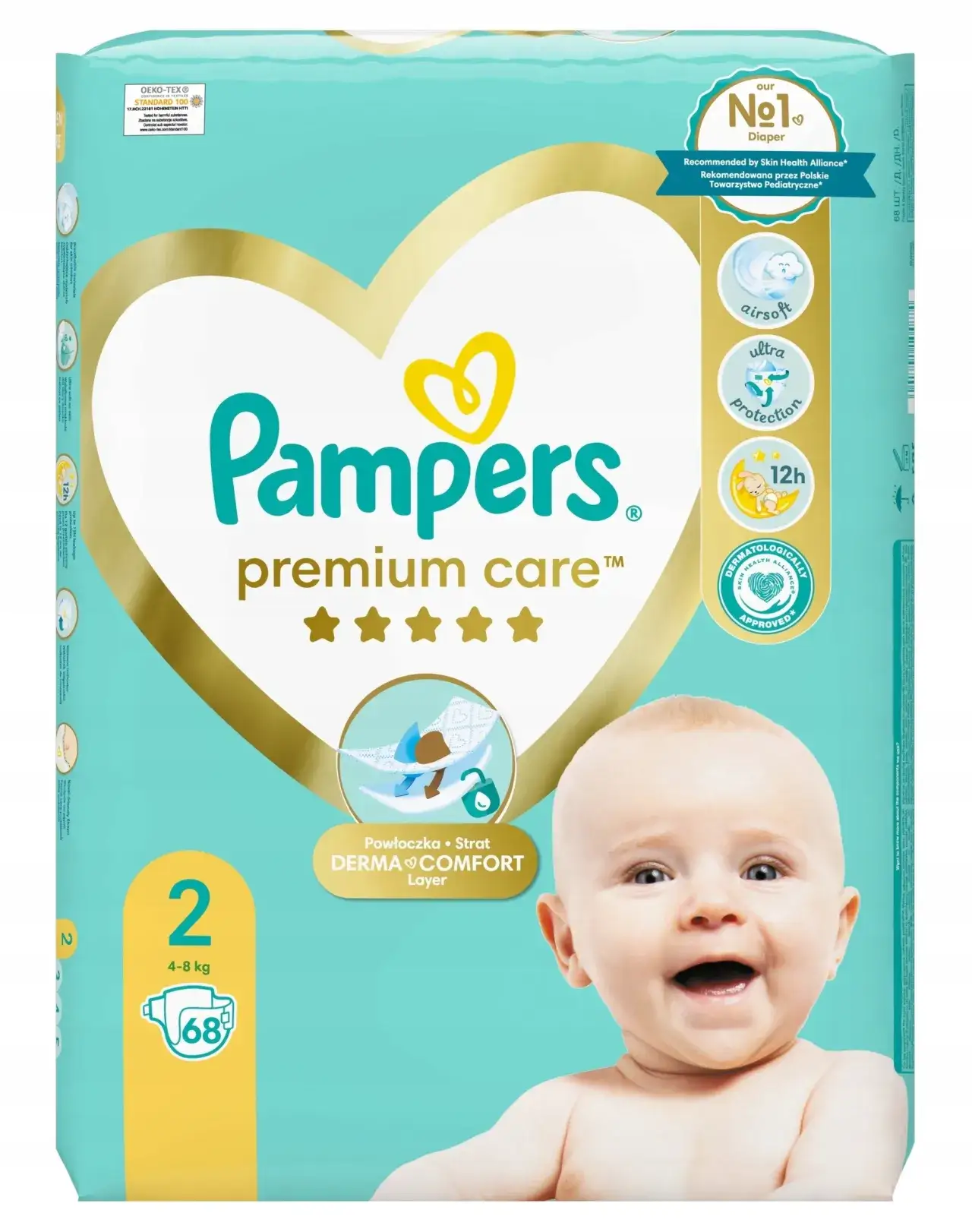 Zdjęcie Pieluchy Pampers rozmiar 2: Komfort i bezpieczeństwo dla niemowląt