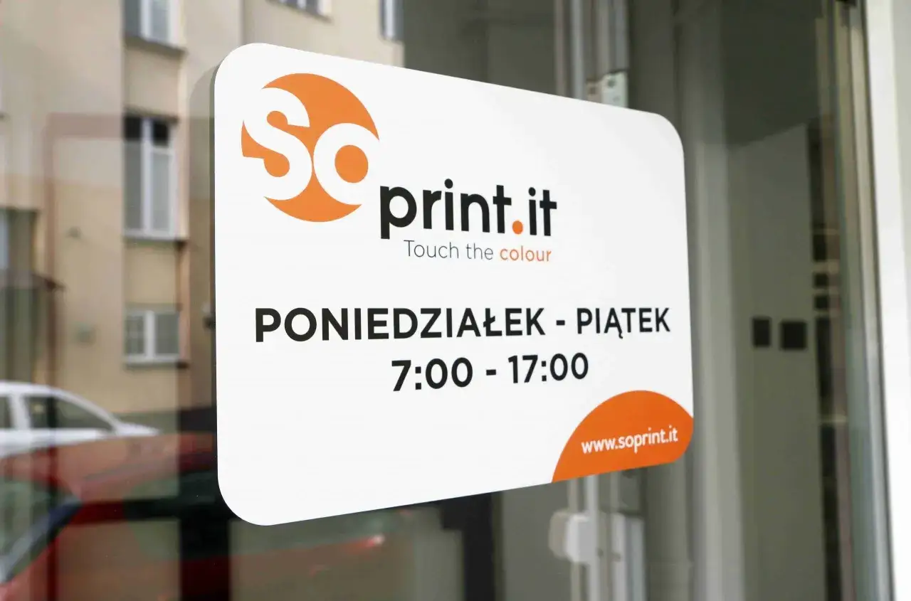 Zdjęcie Najlepsze usługi druku na folii przezroczystej w Warszawie dla Twojej reklamy