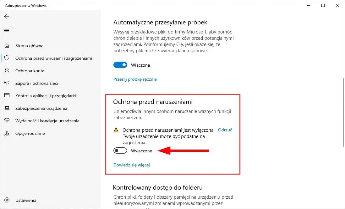 Zdjęcie Jak włączyć antywirusa w Windows 10 i chronić swój komputer przed zagrożeniami