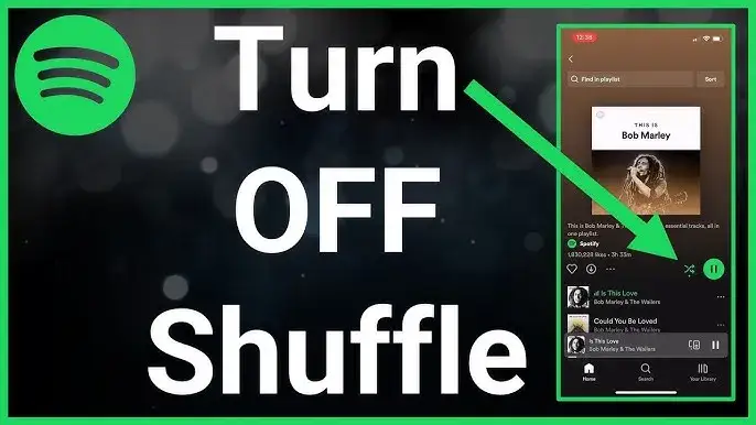 Zdjęcie Spotify odtwarza losowo? Wyłącz shuffle krok po kroku