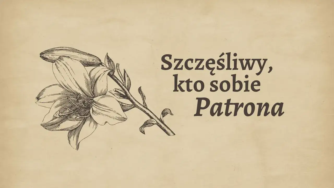 Zdjęcie Szczęśliwy kto sobie patrona: nuty, tekst i historia pieśni
