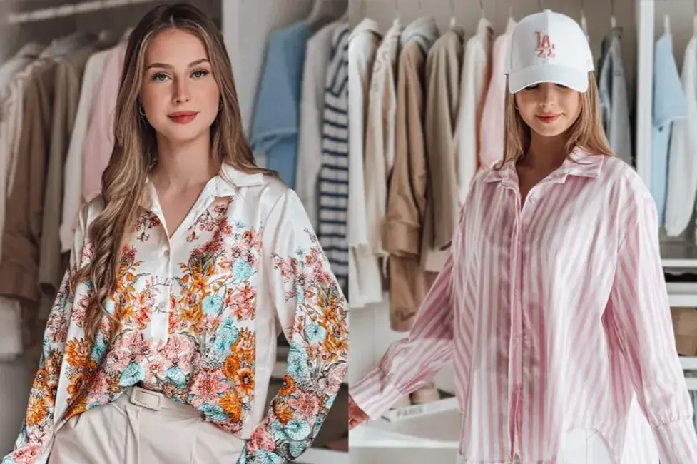 Zdjęcie Jak nosić koszule damską do spodni, aby wyglądać stylowo i modnie