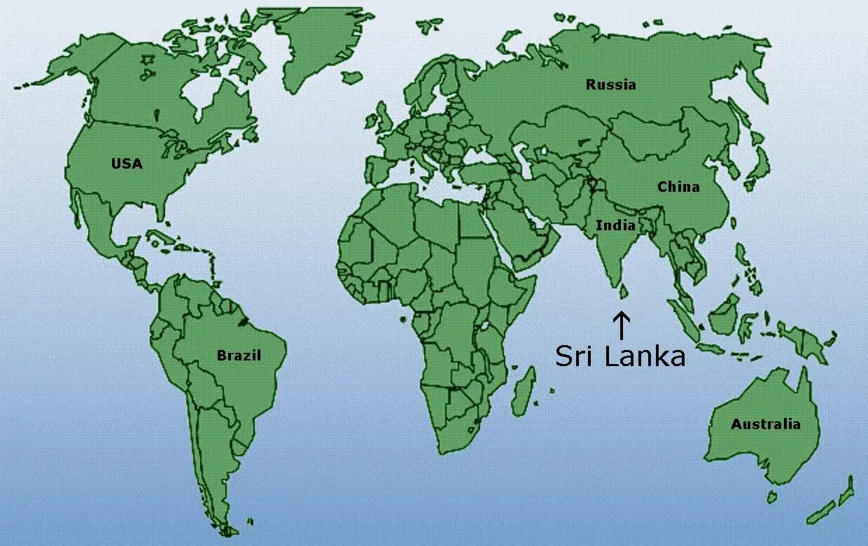 Zdjęcie Gdzie jest Sri Lanka? Poznaj fascynujące położenie rajskiej wyspy
