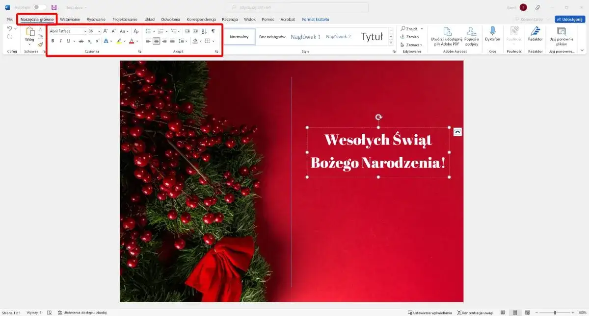 Zdjęcie Jak zrobić kartkę świąteczną w Power Point – proste kroki i inspiracje