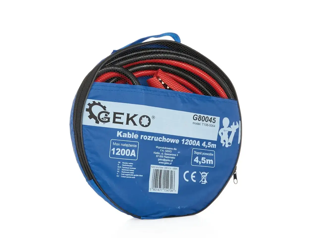 Kable rozruchowe do ciężarówki: Ile amper? 1200A i 50mm² miedzi!