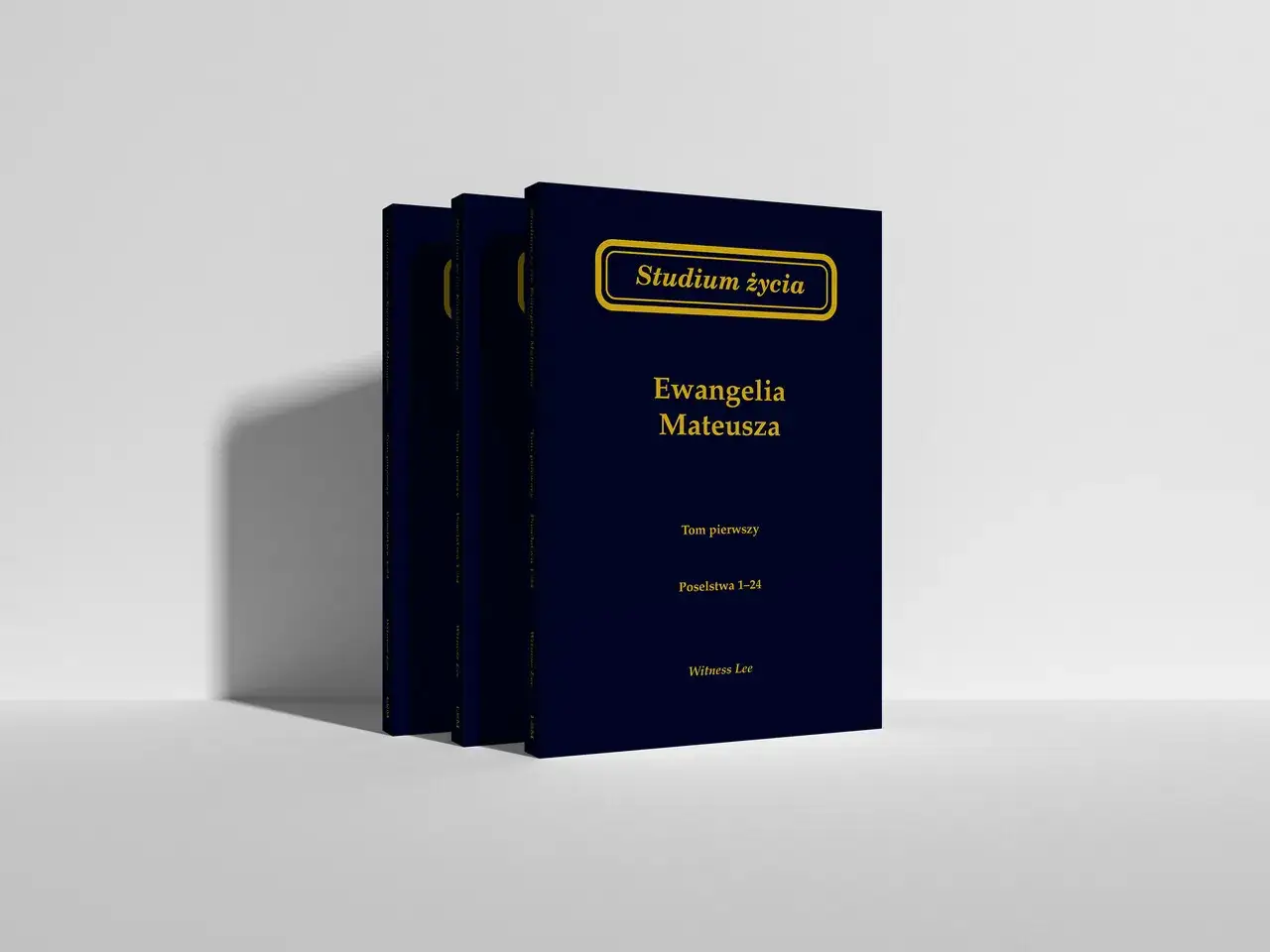 Studium życia: Ewangelia Mateusza, tom pierwszy. Pierwsza księga Nowego Testamentu, rozdziały 1-24.