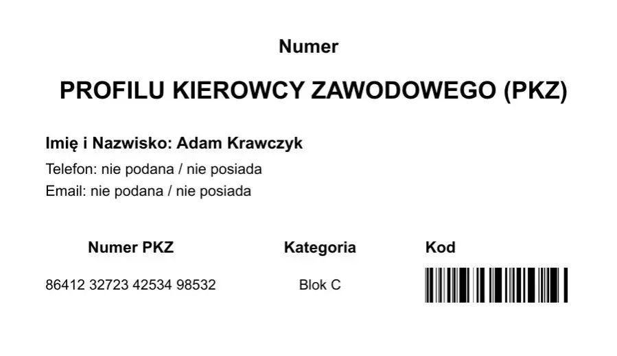 PKZ: Profil Kierowcy Zawodowego dokumenty i procedura bez stresu
