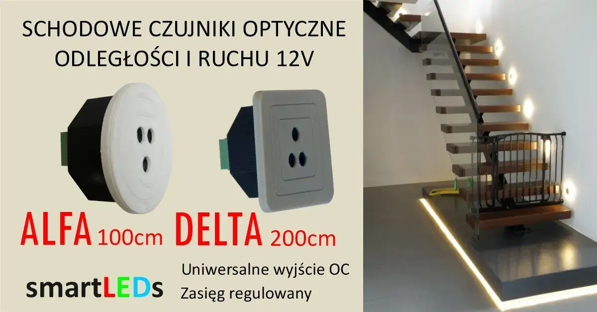 Jaki czujnik ruchu na schody? Wybierz najlepszy i oszczędzaj