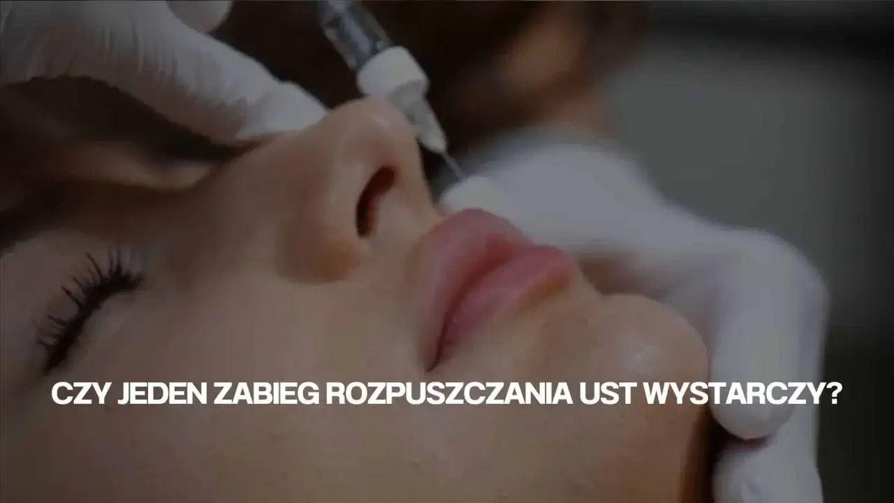 Zabieg rozpuszczania ust: igła wstrzykuje preparat, by poprawić ich kształt. Czy jeden zabieg wystarczy?