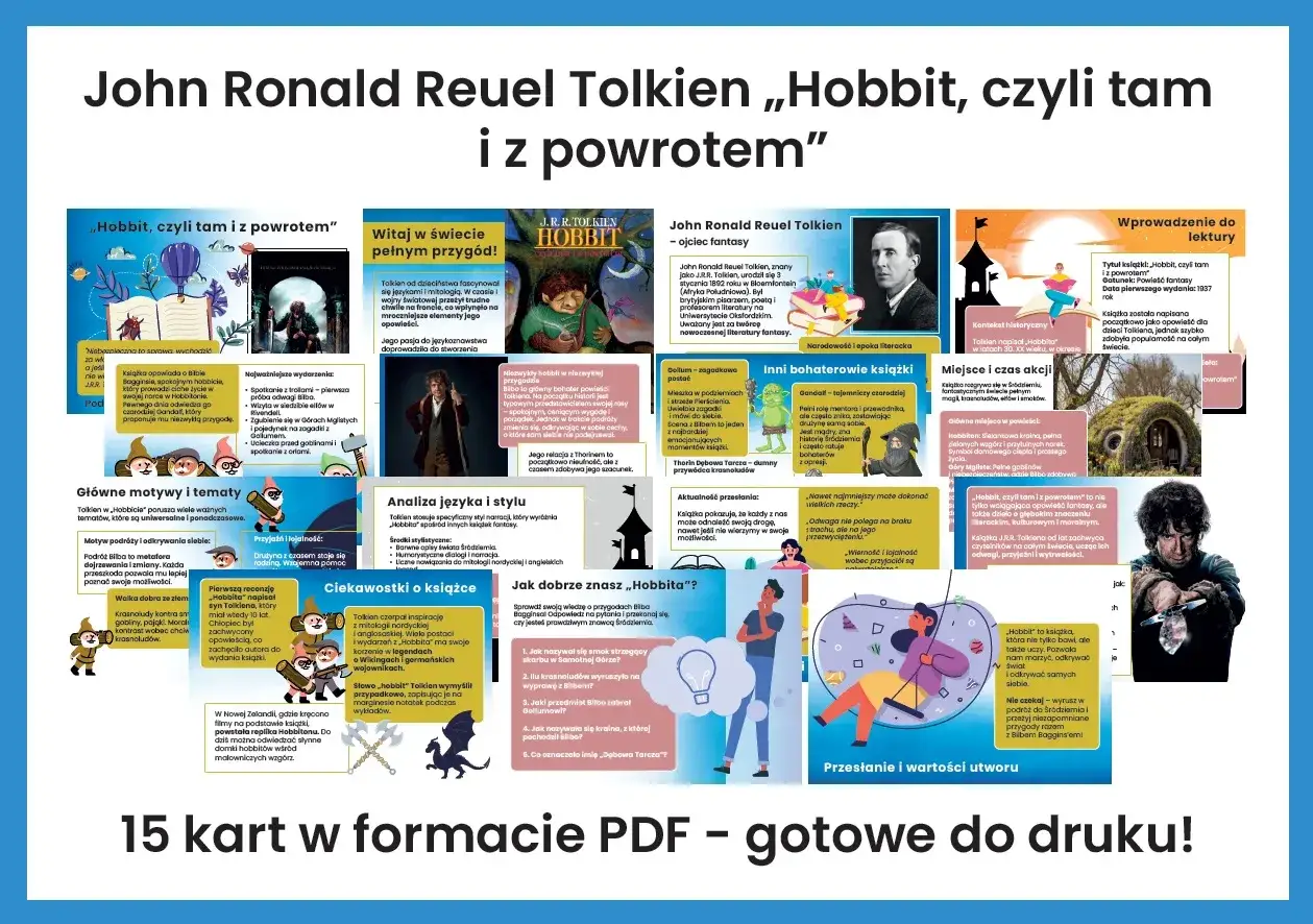 Hobbit, czyli tam i z powrotem" – streszczenie, motywy, bohaterowie i ciekawostki o książce J.R.R. Tolkiena.