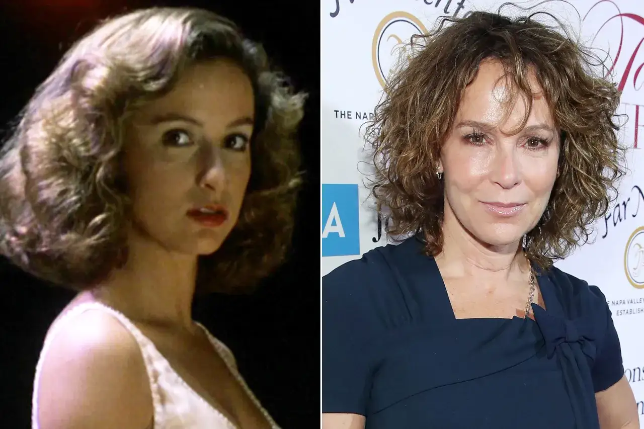 Jennifer Grey obecnie, po lewej w młodości, po prawej jako dojrzała kobieta.