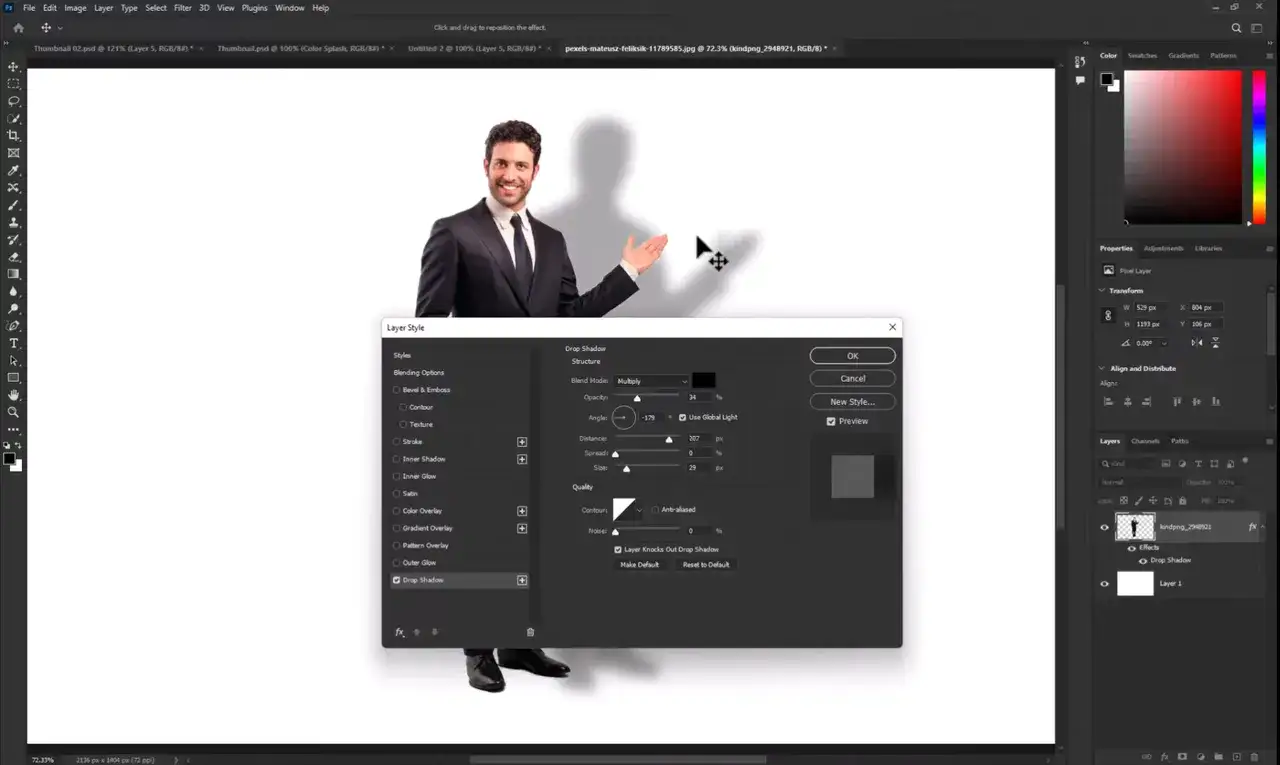 Jak zrobić cienie w Photoshopie i uniknąć typowych błędów