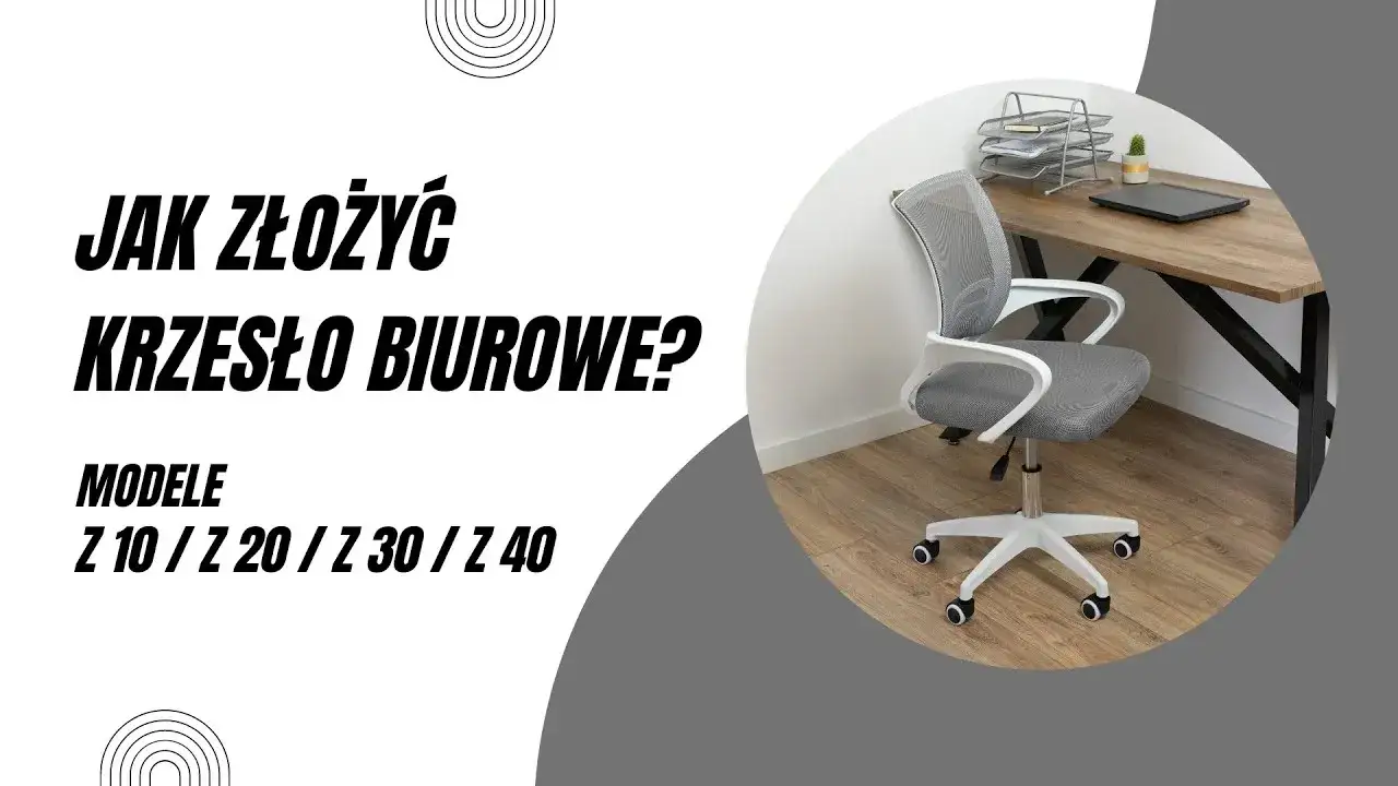 Jak złożyć krzesło obrotowe - proste kroki, uniknij błędów montażu