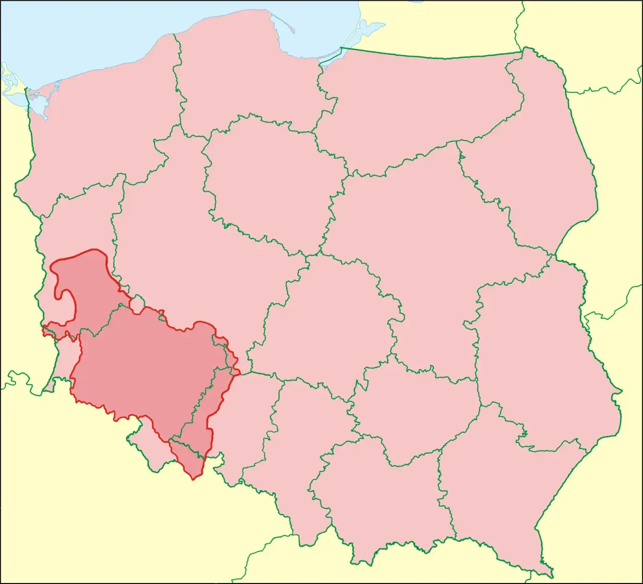 Gdzie jest Dolny Śląsk: kompletna mapa regionu z opisem granic Polski