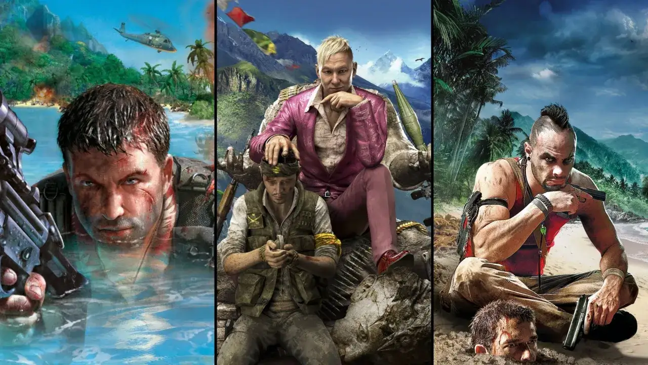 Trzech bohaterów z gier Far Cry, w tym Pagan Min i Vaas. To najlepszy Far Cry, jaki można sobie wyobrazić!