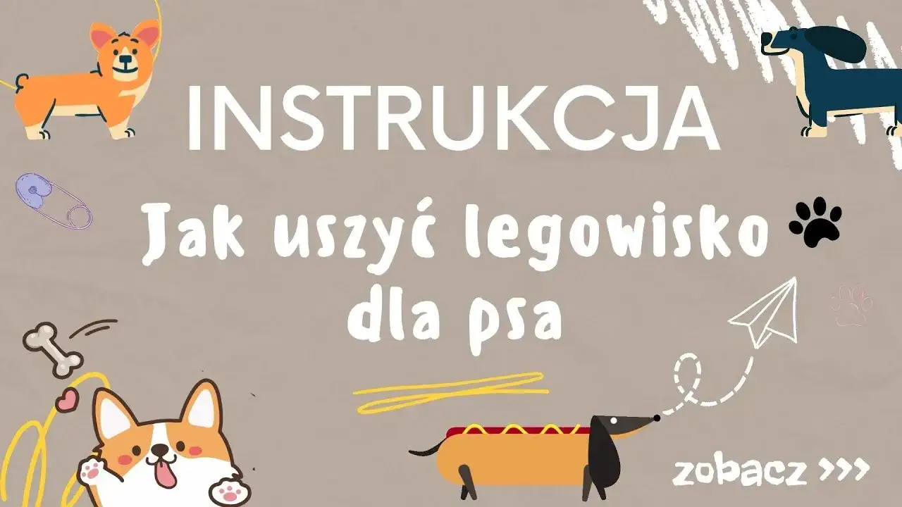Jak uszyć legowisko dla psa - prosty wykrój i praktyczne porady