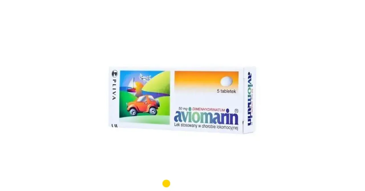 Aviomarin: Na co pomaga? Dawkowanie, skutki uboczne i interakcje