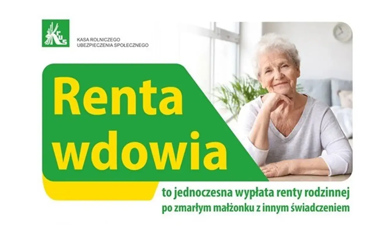 Czy renty wdowie pozwolą seniorom na utrzymanie dużych domów jednorodzinnych? Uśmiechnięta starsza pani z KRUS.