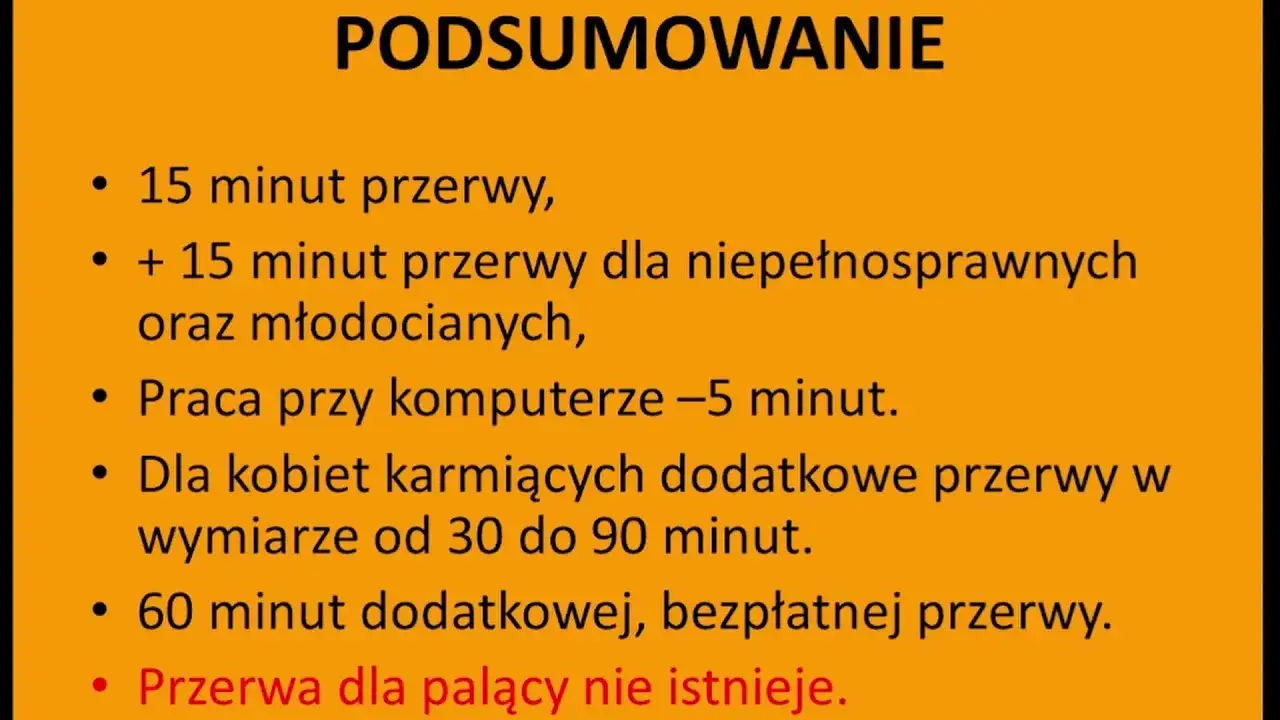 Ile przerwy w pracy Ci przysługuje? Kodeks Pracy wyjaśnia