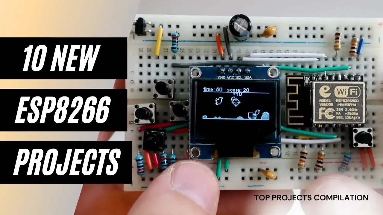 10 inspirujących projektów NodeMCU - od prostych do zaawansowanych