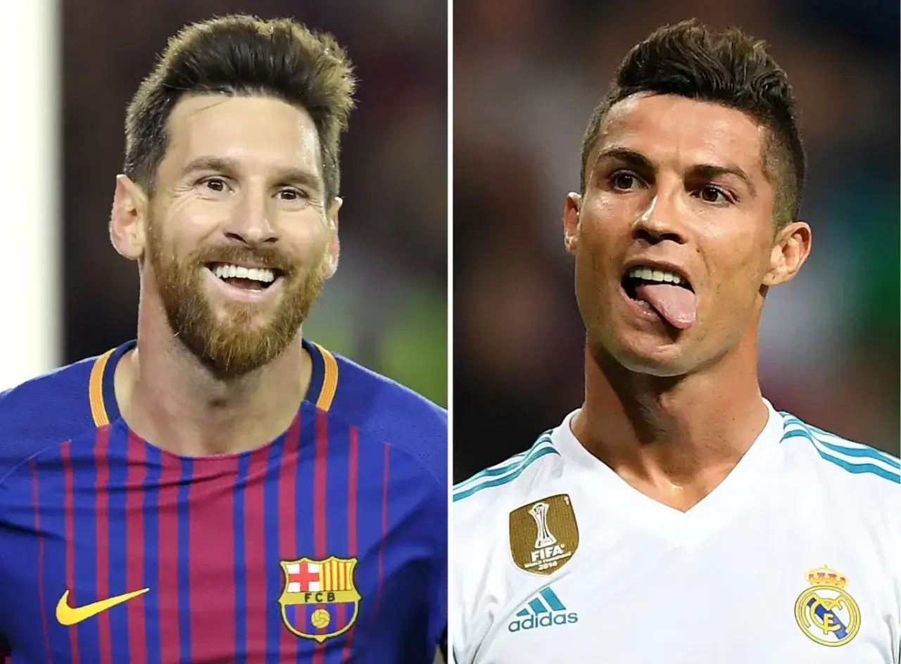 Messi i Ronaldo, dwaj legendarni piłkarze. Ile złotych piłek ma Cristiano Ronaldo? Pięć, tyle samo co Messi.