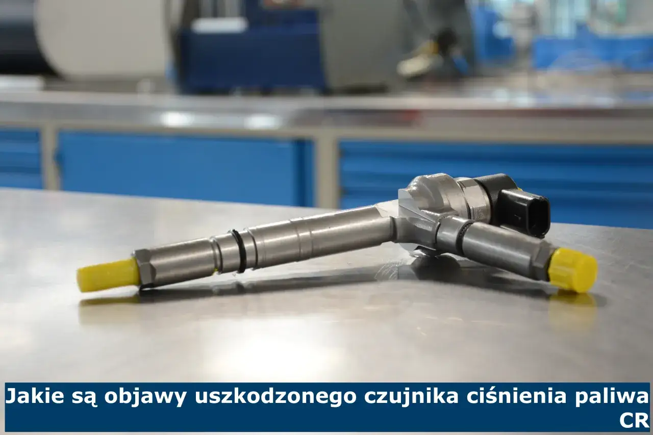 Wtryskiwacz z żółtą końcówką, element układu paliwowego. Jakie są objawy uszkodzonego czujnika ciśnienia paliwa CR?