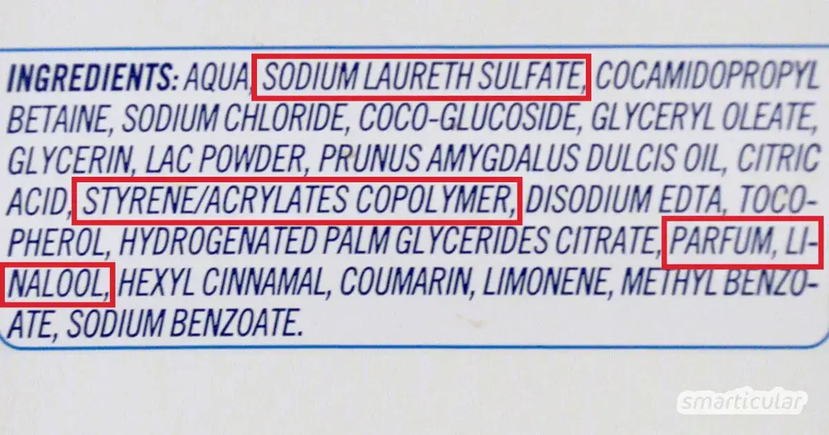 Bedenkliche Inhaltsstoffe in Kosmetik: Liste, Erkennung & Vermeidung.